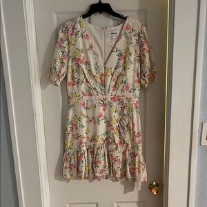 Yumi Kim Eyelet Floral Print Dress